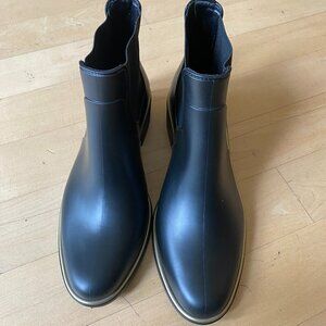 Kate Spade Women black "Solstice" ankle rainboots *Missized sz 10/11